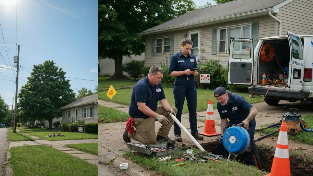 Sewer Line Repair in De Mossville, KY near me